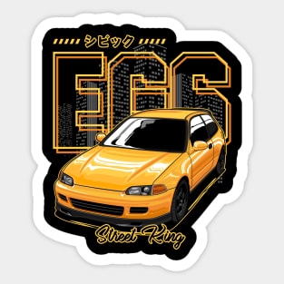 Honda Civic EG6 Sticker